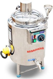 Μικρός παστεριωτής γάλακτος 10 λίτρων