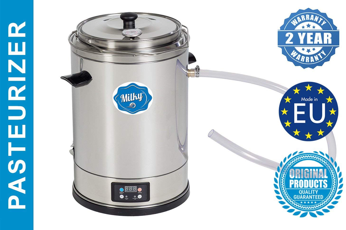 Μικρός παστεριωτής γάλακτος 15 λίτρων
